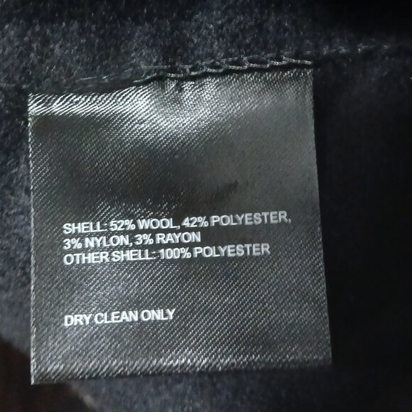 NWT Tahari XL Long Double Face Wool Blend Wrap Coat Belted - Picture 13 of 13